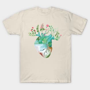 Floral Heart	Living that Nurse Life T-Shirt